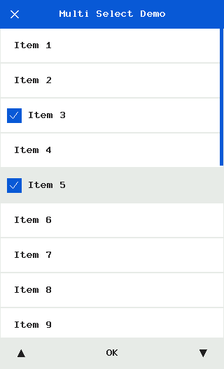 List Multi Pick